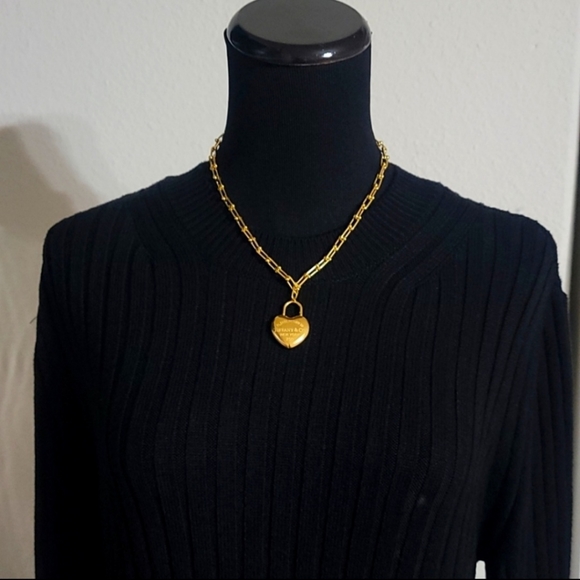 🌟 LAST ONE LINK NECKLACE & HEART NWOT 🌟 - Picture 3 of 8